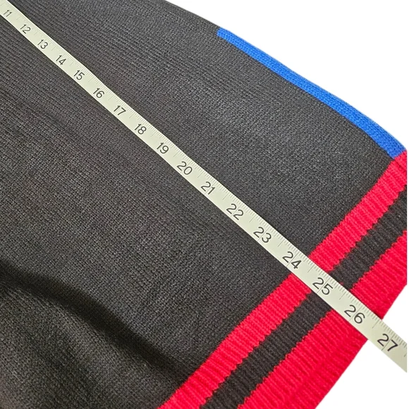 Christmas cat sweater pull-over with faux front buttons - Picture 8 of 11